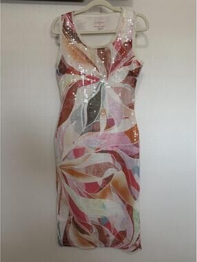 Women's Multi and Pink Dress